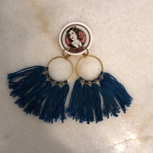 Large tassel earrings